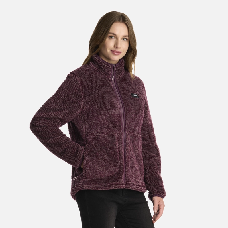 POLAR MUJER FERRET SHAGGY-PRO JACKET MORADO LIPPI - 2