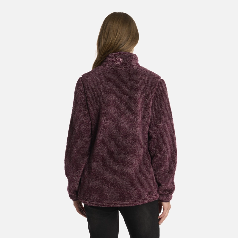 POLAR MUJER FERRET SHAGGY-PRO JACKET MORADO LIPPI - 3