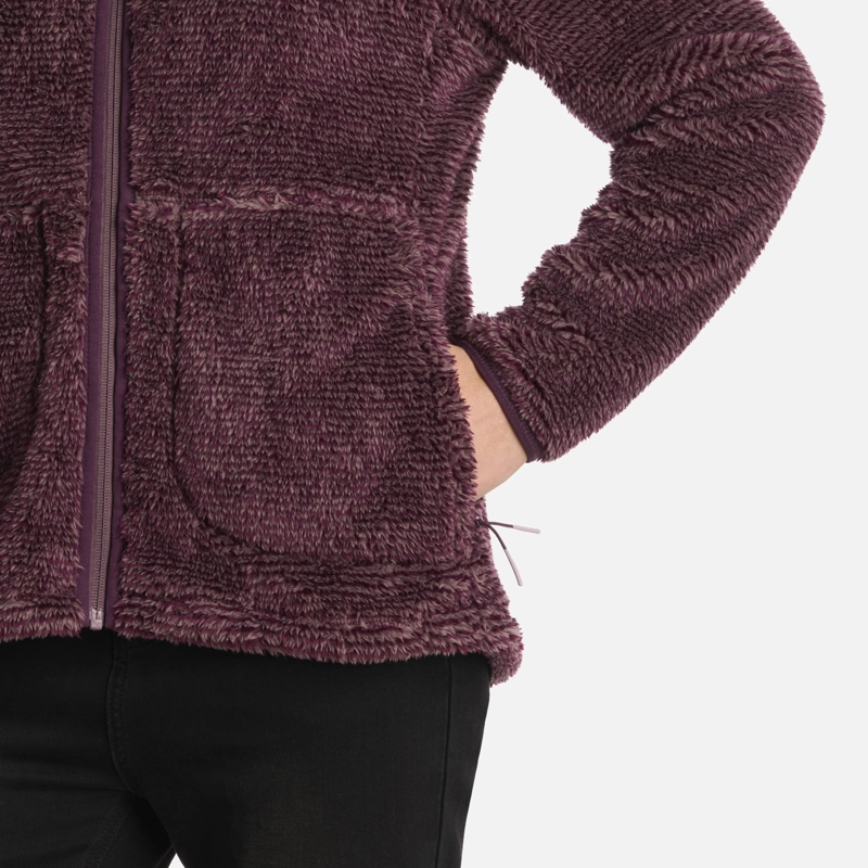 POLAR MUJER FERRET SHAGGY-PRO JACKET MORADO LIPPI - 4