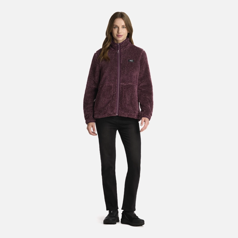 POLAR MUJER FERRET SHAGGY-PRO JACKET MORADO LIPPI - 5