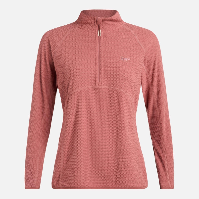 POLERON MUJER JACARANDA NANO-F 14 ZIP ROSA OSCURO LIPPI - 6