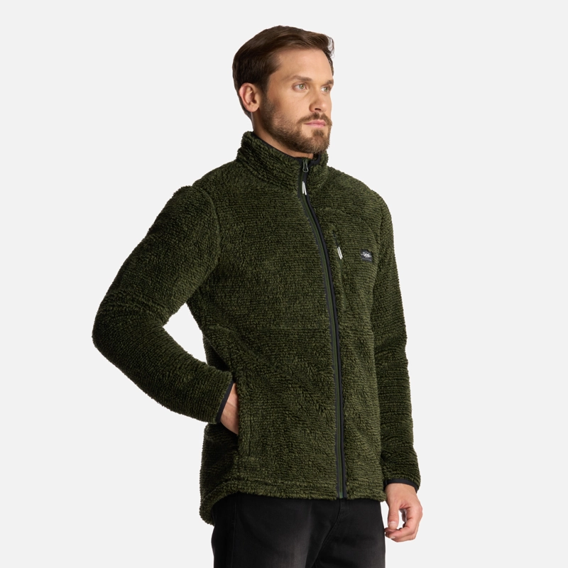 POLAR HOMBRE FERRET SHAGGY-PRO JACKET VERDE MILITAR LIPPI - 2