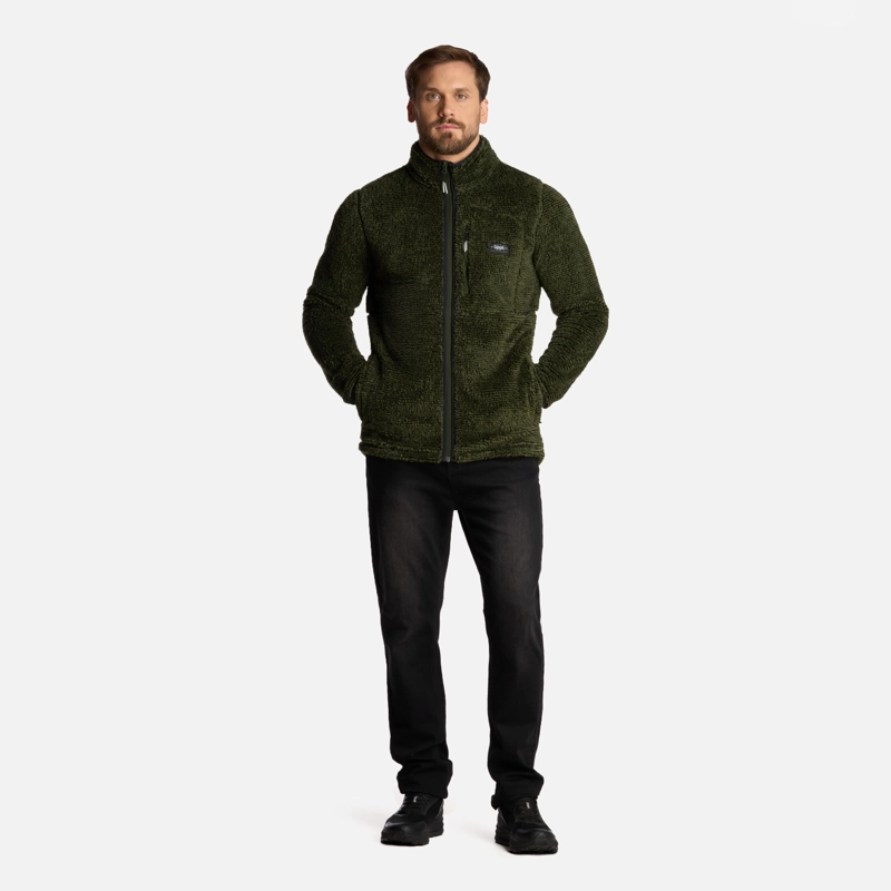 POLAR HOMBRE FERRET SHAGGY-PRO JACKET VERDE MILITAR LIPPI - 6