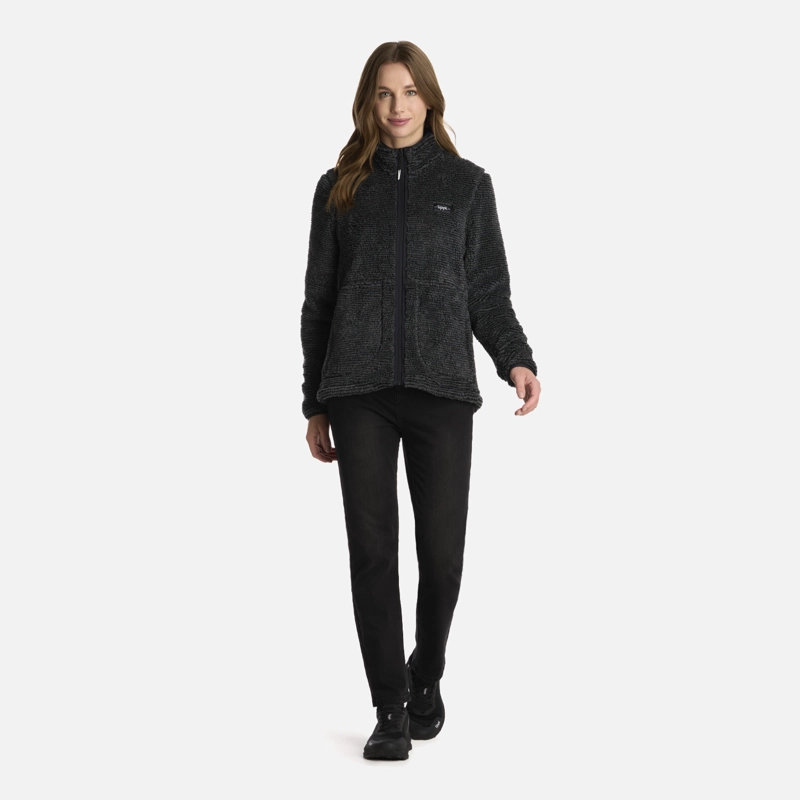 POLAR MUJER FERRET SHAGGY-PRO JACKET NEGRO LIPPI - 5