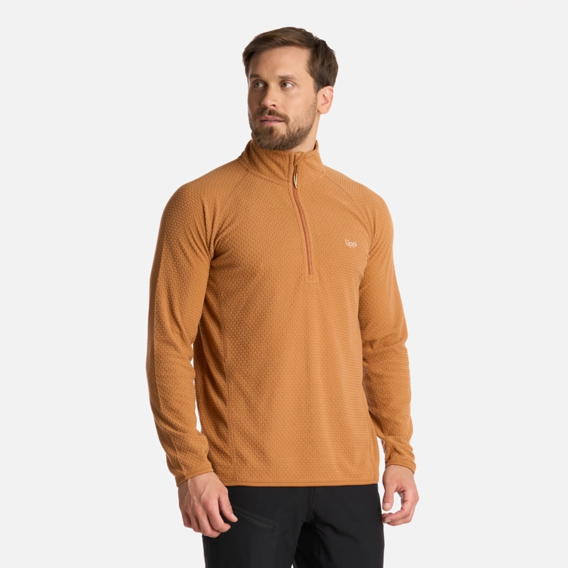 POLERON HOMBRE JACARANDA NANO-F 14 ZIP CAMEL LIPPI - 2