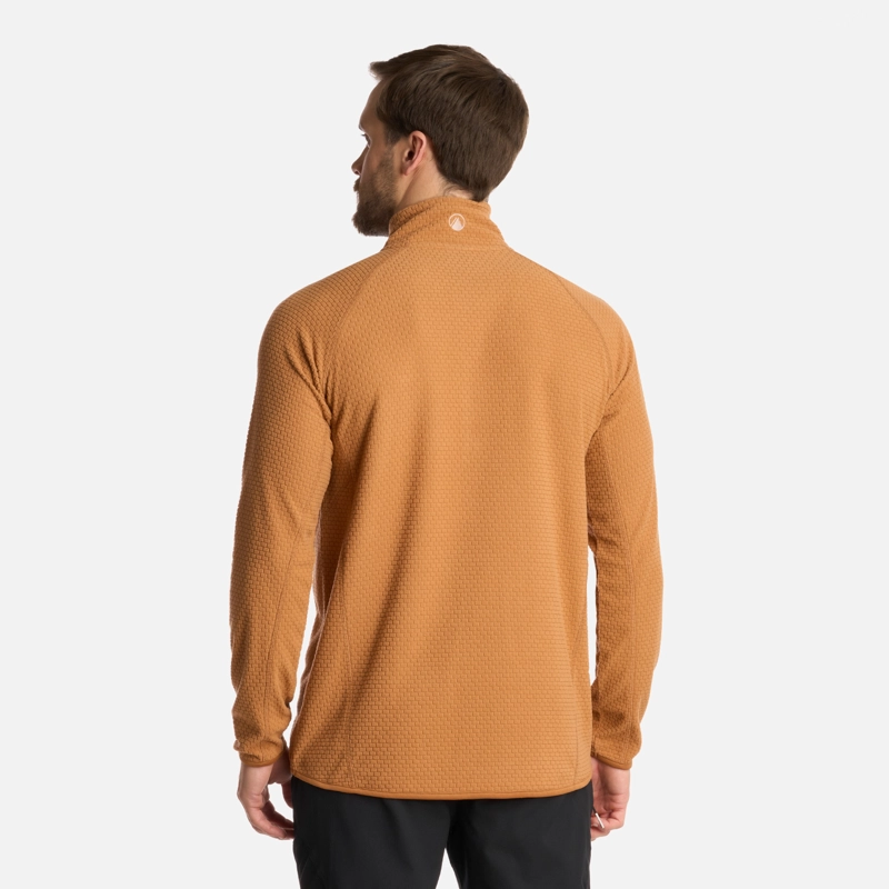 POLERON HOMBRE JACARANDA NANO-F 14 ZIP CAMEL LIPPI - 3