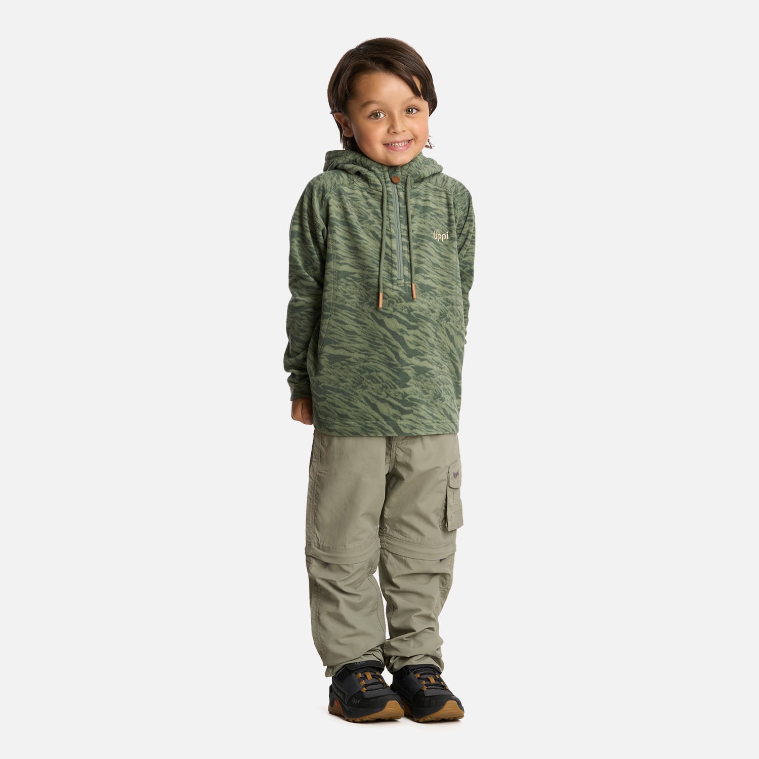 POLAR NIÑO COLD DAY THERM-PRO HOODY JADE OSCURO LIPPI I25 - 5