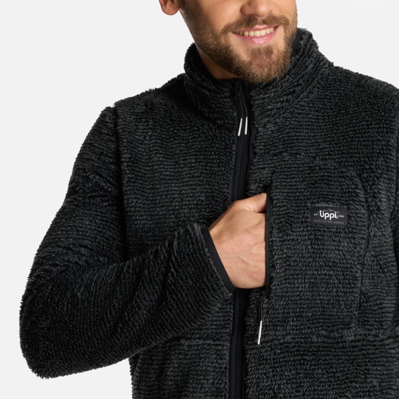 POLAR HOMBRE FERRET SHAGGY-PRO JACKET NEGRO LIPPI - 4