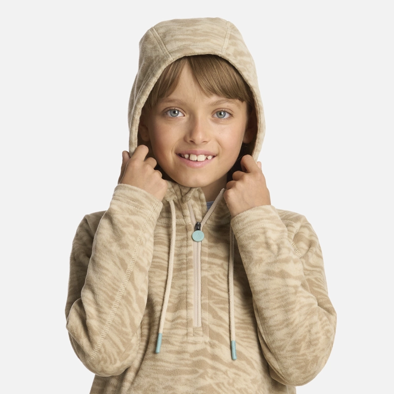 POLAR NIÑA COLD DAY THERM-PRO HOODY JACKET PRINT CRUDO LIPPI - 4