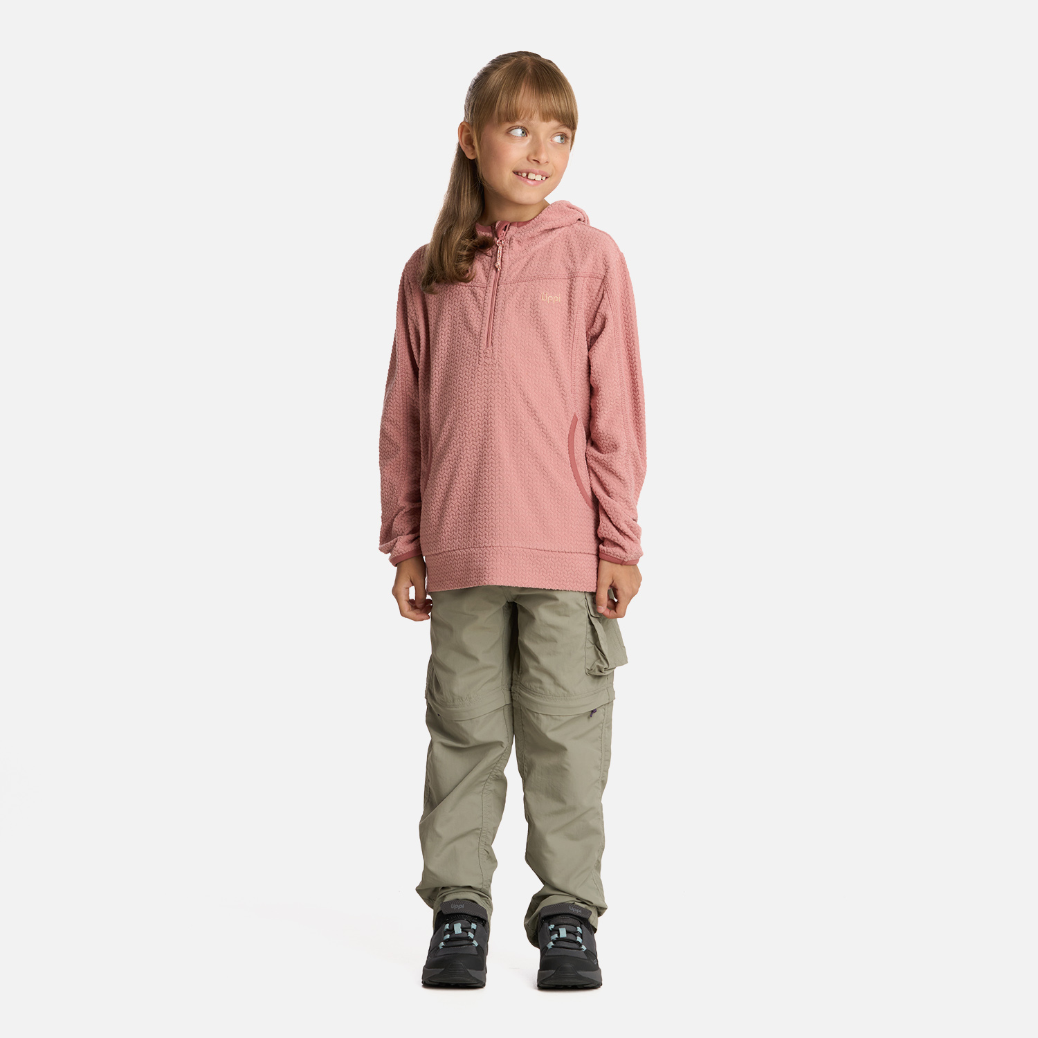 POLERON NIÑA SALTAMONTES NANO-F 14 ZIP HOODY ROSA LIPPI I25 - 6