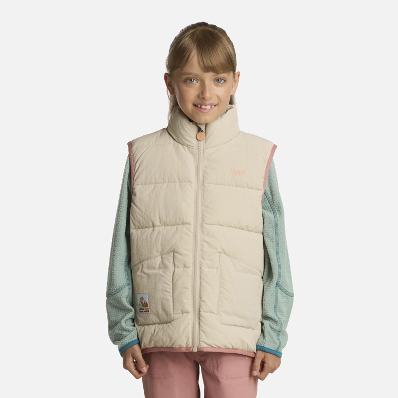 CHAQUETA NIÑA KINGFISHER STEAM-PRO VEST JACKET BEIGE LIPPI - 1