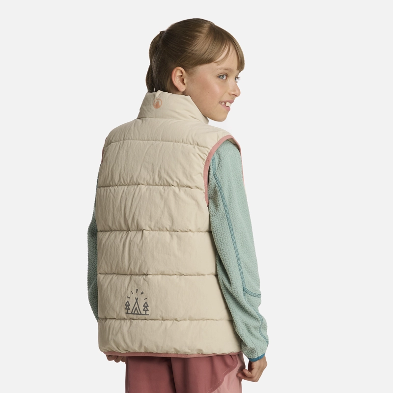 CHAQUETA NIÑA KINGFISHER STEAM-PRO VEST JACKET BEIGE LIPPI - 3