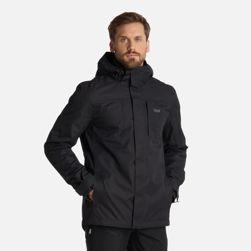 CHAQUETA HOMBRE TRES CRUCES FUSION-3 HOODY NEGRO LIPPI I25 - 2