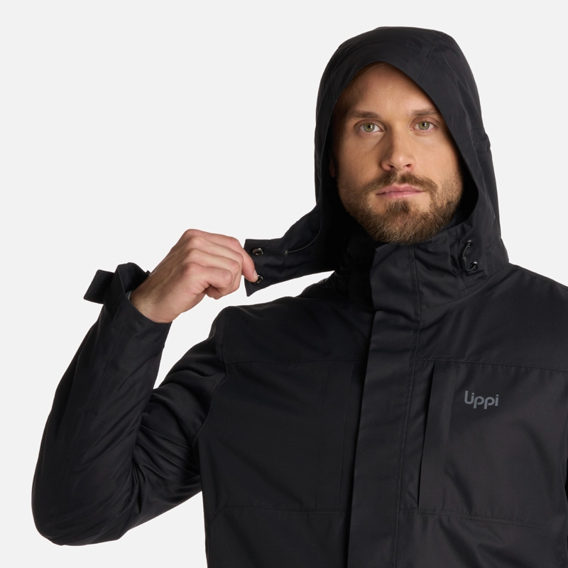 CHAQUETA HOMBRE TRES CRUCES FUSION-3 HOODY NEGRO LIPPI I25 - 4