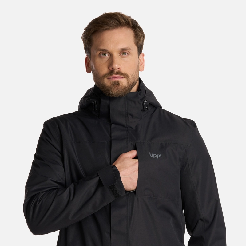 CHAQUETA HOMBRE TRES CRUCES FUSION-3 HOODY NEGRO LIPPI I25 - 5