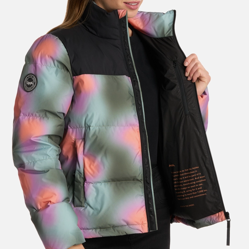 CHAQUETA MUJER URBAN DOWN JACKET PRINT DAMASCO LIPPI - 7