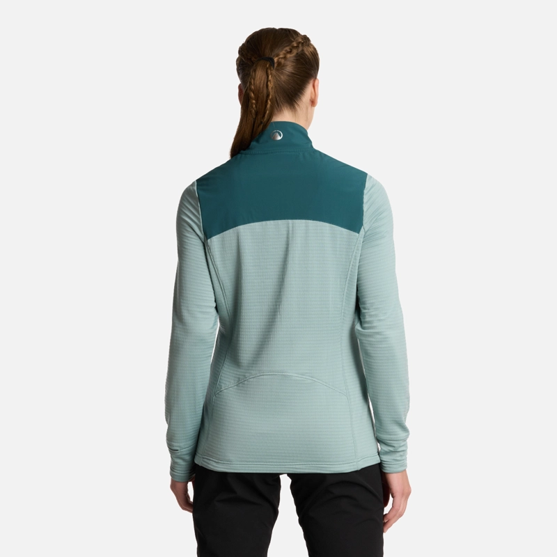 POLERON MUJER KAROVA NANO-F 14 ZIP JADE LIPPI - 3