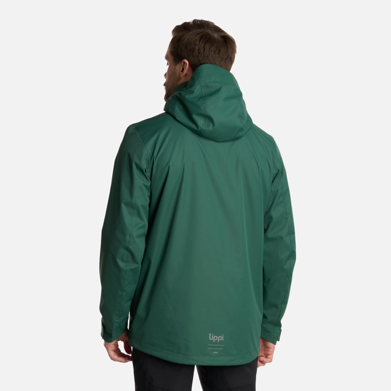CHAQUETA HOMBRE TRES CRUCES FUSION-3 HOODY VERDE BOTELLA LIPPI - 3