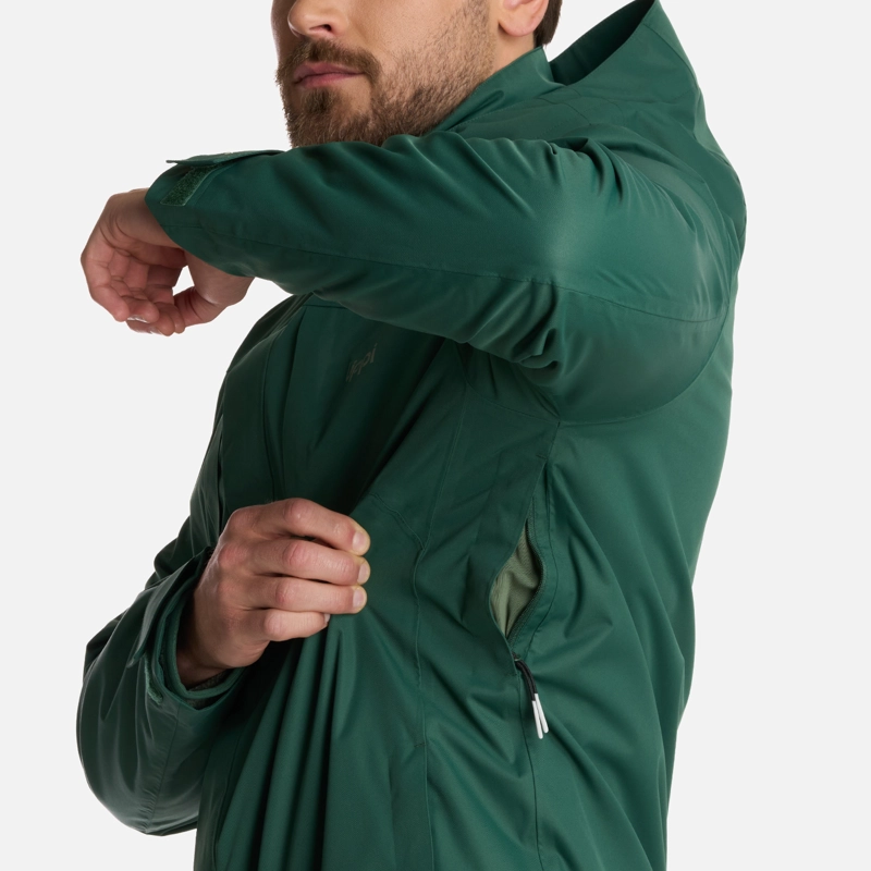 CHAQUETA HOMBRE TRES CRUCES FUSION-3 HOODY VERDE BOTELLA LIPPI - 6