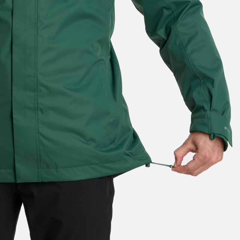 CHAQUETA HOMBRE TRES CRUCES FUSION-3 HOODY VERDE BOTELLA LIPPI - 8