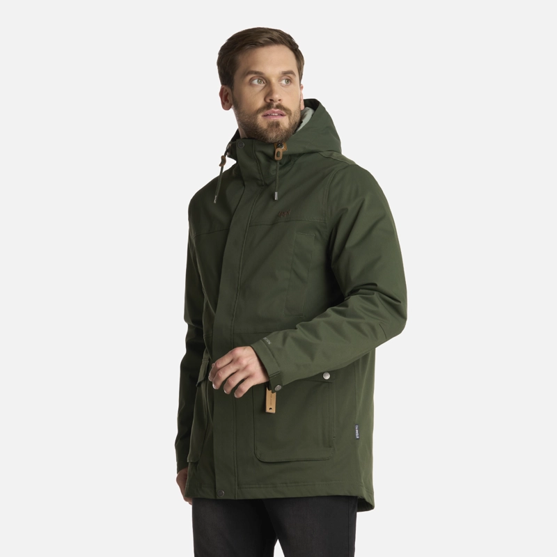 CHAQUETA HOMBRE DAYBREAK B-DRY VERDE MILITAR LIPPI I25 - 2