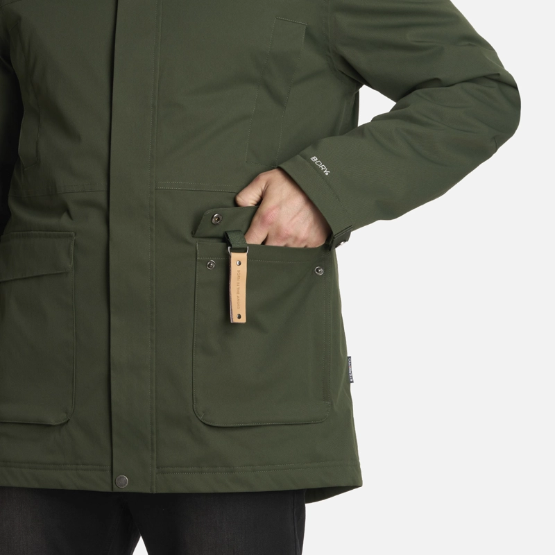 CHAQUETA HOMBRE DAYBREAK B-DRY VERDE MILITAR LIPPI I25 - 6