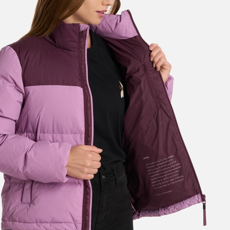 CHAQUETA MUJER URBAN DOWN JACKET ROSA FUERTE LIPPI I25 - 7
