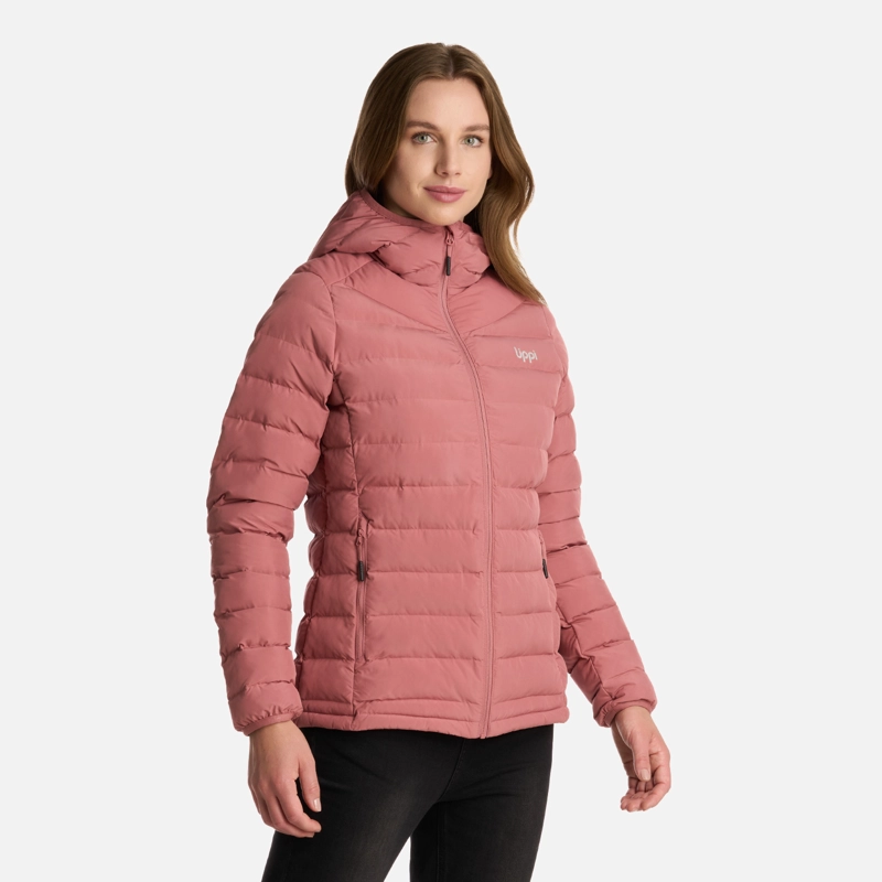 CHAQUETA MUJER SNOWMASS STEAM-PRO HOODY JACKET ROSA OSCURO LIPPI - 2