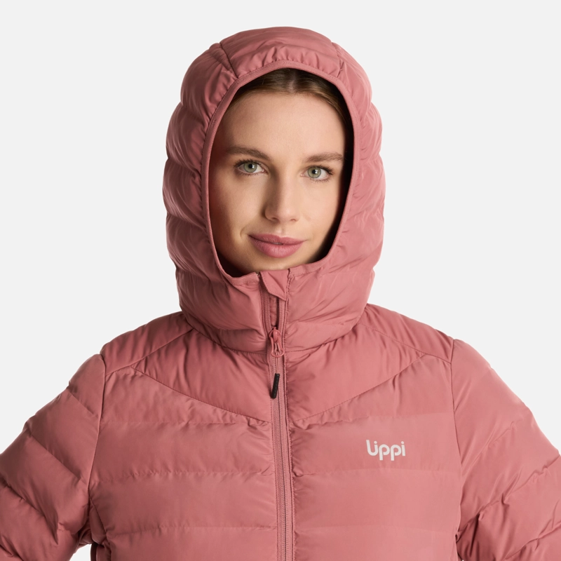 CHAQUETA MUJER SNOWMASS STEAM-PRO HOODY JACKET ROSA OSCURO LIPPI - 4