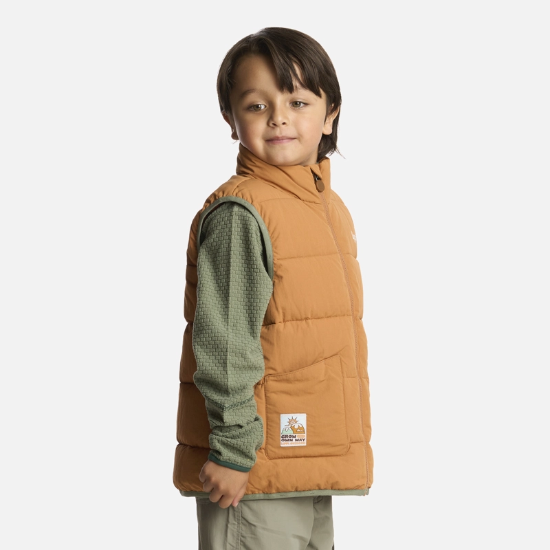 CHAQUETA NIÑO KINGFISHER STEAM-PRO VEST JACKET CAMEL LIPPI - 2