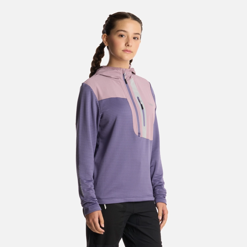 POLERON TEEN GIRL KAROVA 14 ZIP HOODY VIOLETA LIPPI I25 - 2