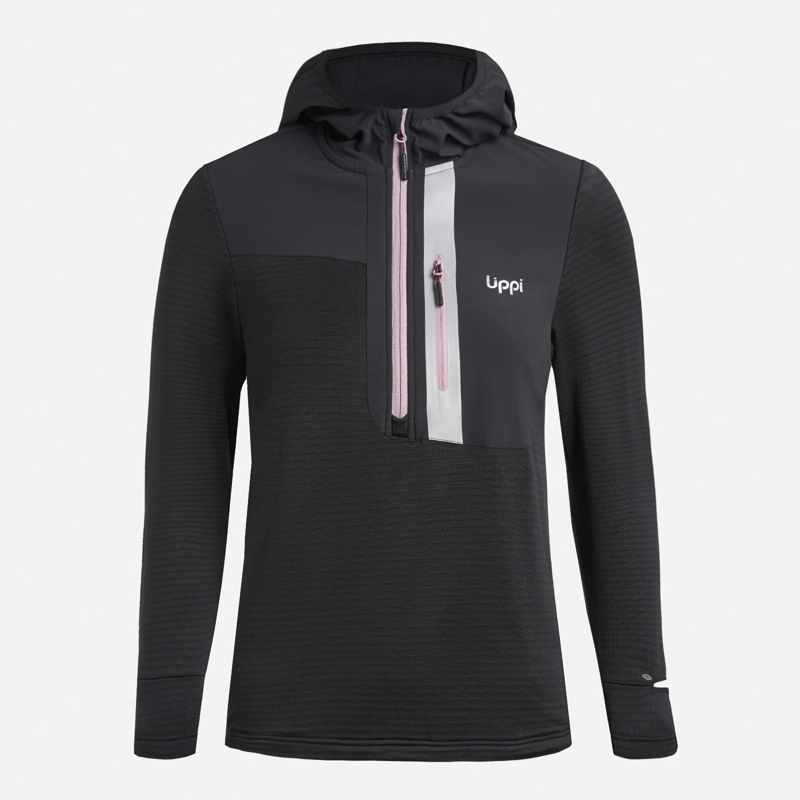 POLERON TEEN GIRL KAROVA 14 ZIP HOODY NEGRO LIPPI - 7