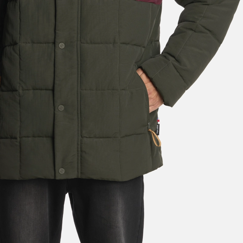 CHAQUETA HOMBRE AISLADO VERDE MILITAR HAKA HONU - 5