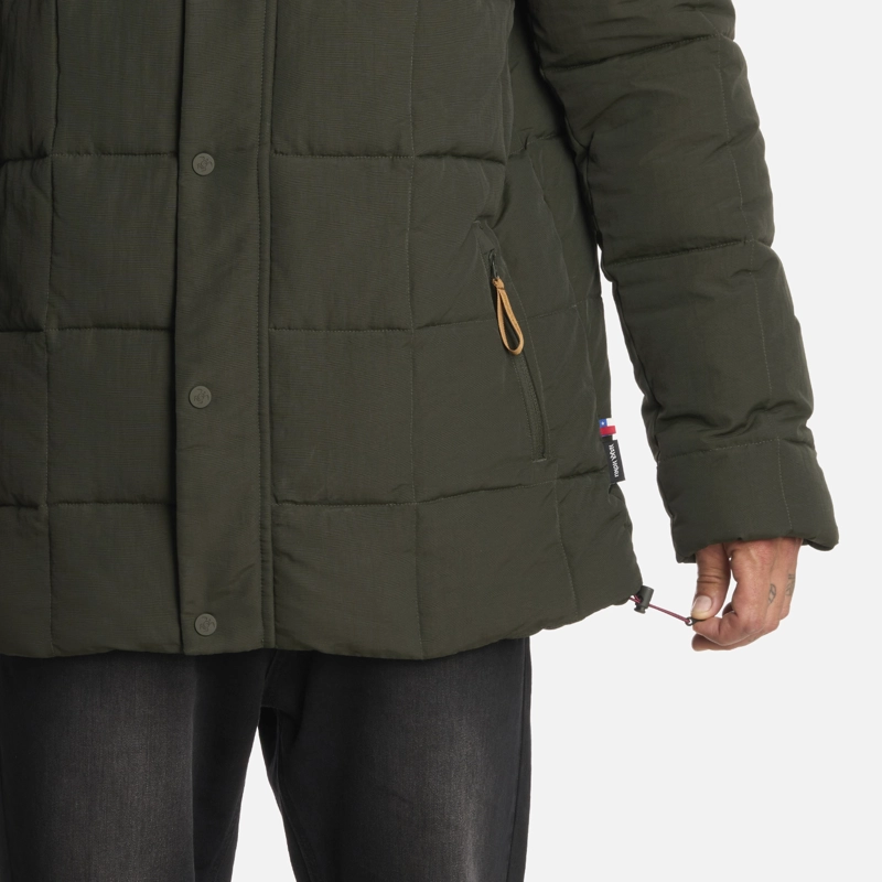 CHAQUETA HOMBRE AISLADO VERDE MILITAR HAKA HONU - 6