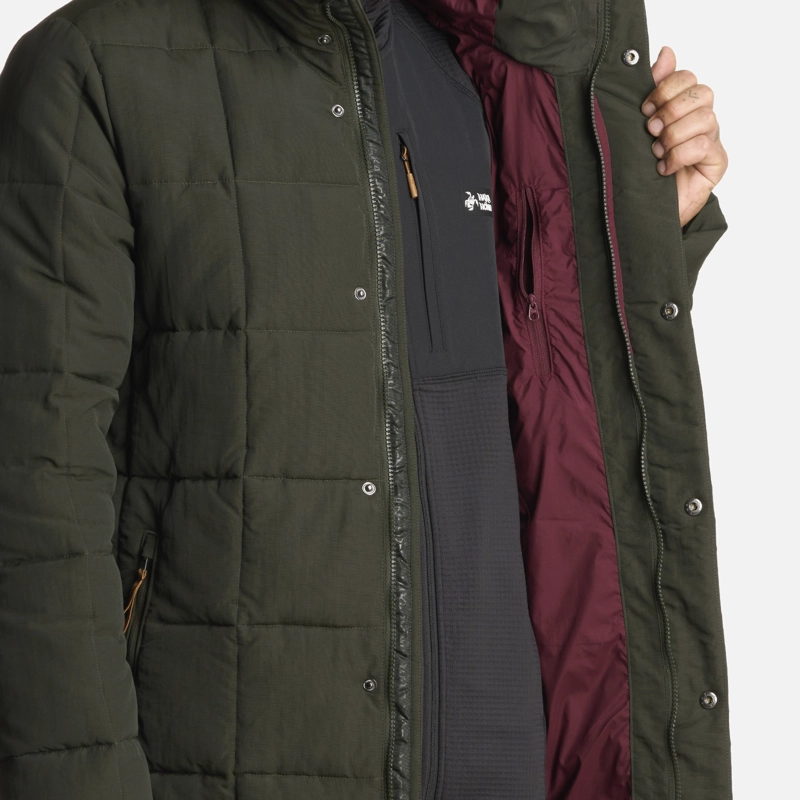 CHAQUETA HOMBRE AISLADO VERDE MILITAR HAKA HONU - 7