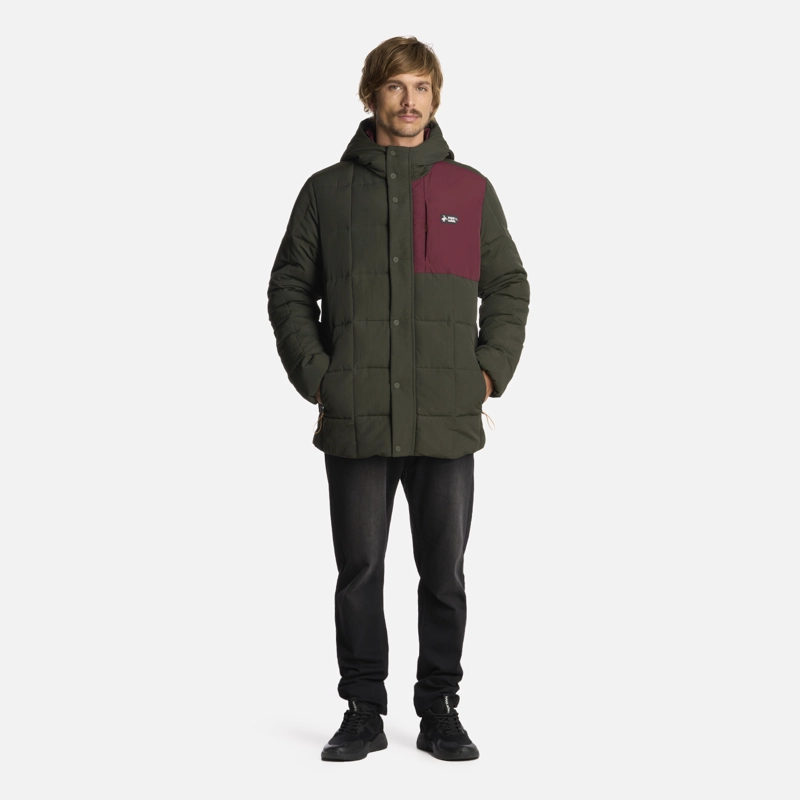 CHAQUETA HOMBRE AISLADO VERDE MILITAR HAKA HONU - 8
