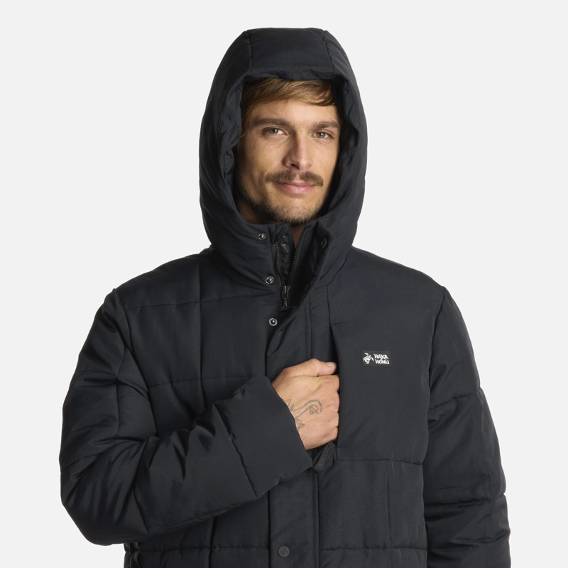 CHAQUETA HOMBRE AISLADO NEGRO HAKA HONU I25 - 4