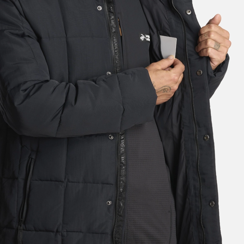 CHAQUETA HOMBRE AISLADO NEGRO HAKA HONU I25 - 7