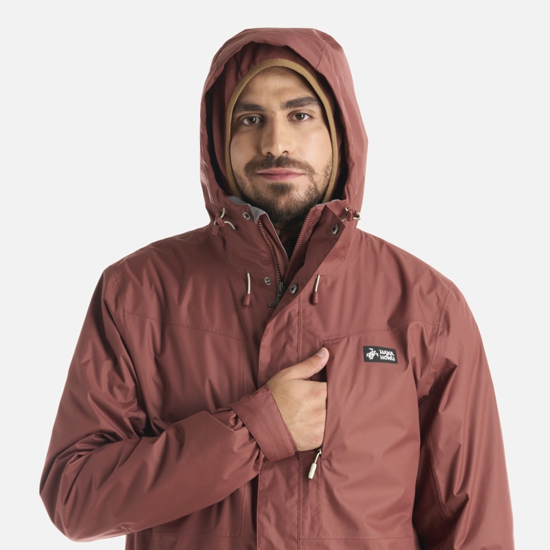 CHAQUETA HOMBRE CORTEZA VINO HAKA HONU - 5