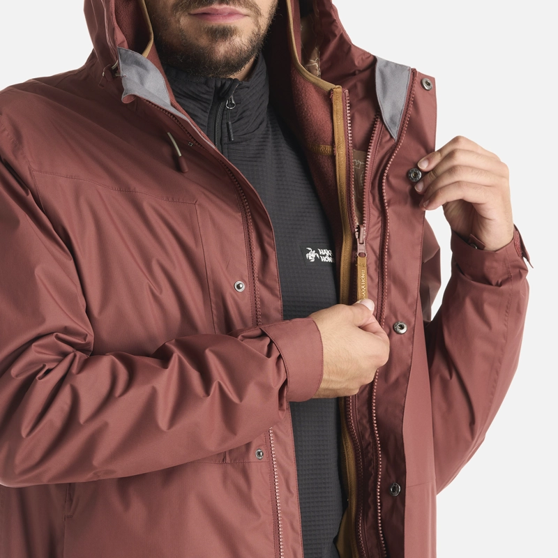 CHAQUETA HOMBRE CORTEZA VINO HAKA HONU - 6