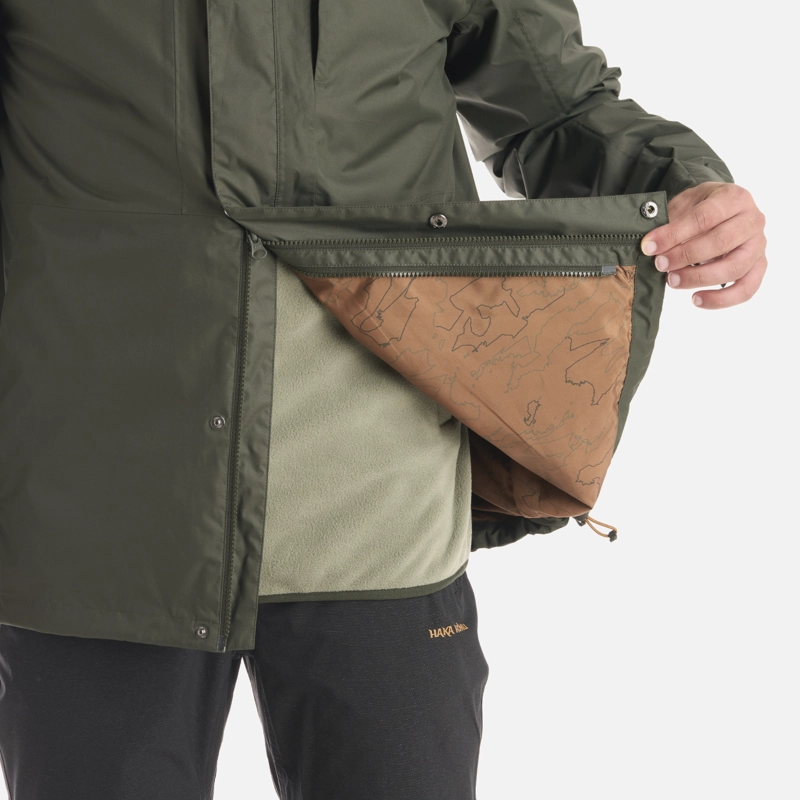 CHAQUETA HOMBRE CORTEZA VERDE MILITAR HAKA HONU - 8
