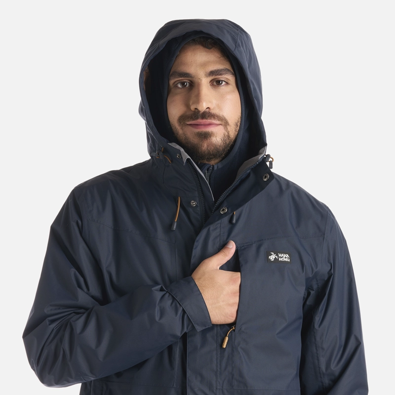 CHAQUETA HOMBRE CORTEZA AZUL NOCHE HAKA HONU - 5