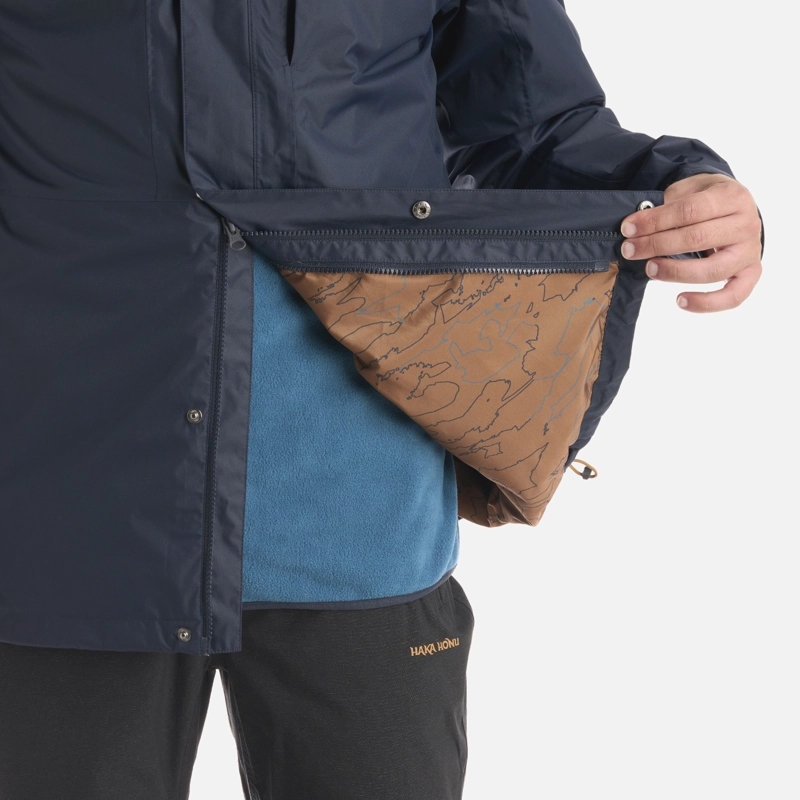 CHAQUETA HOMBRE CORTEZA AZUL NOCHE HAKA HONU - 8