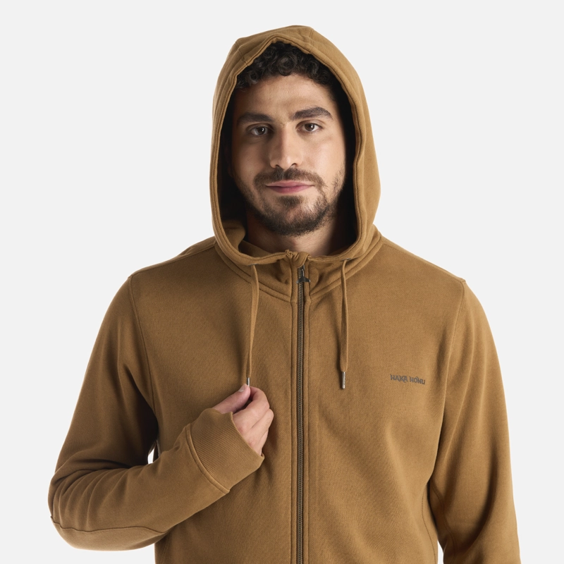 POLERON HOMBRE NINJA MOSTAZA OSCURO HAKA HONU - 4