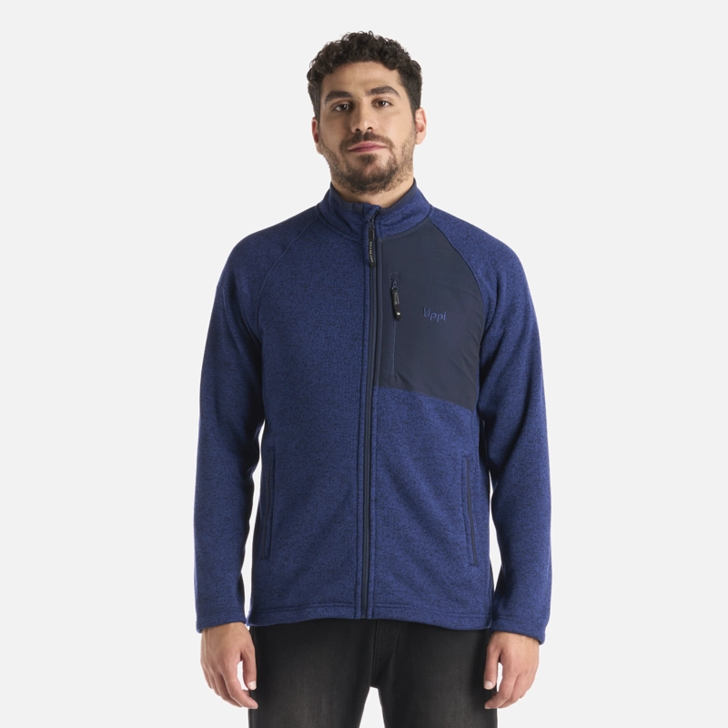 POLAR HOMBRE CORONADO BLENDPRO MELANGE AZUL MARINO LIPPI I25 - 1