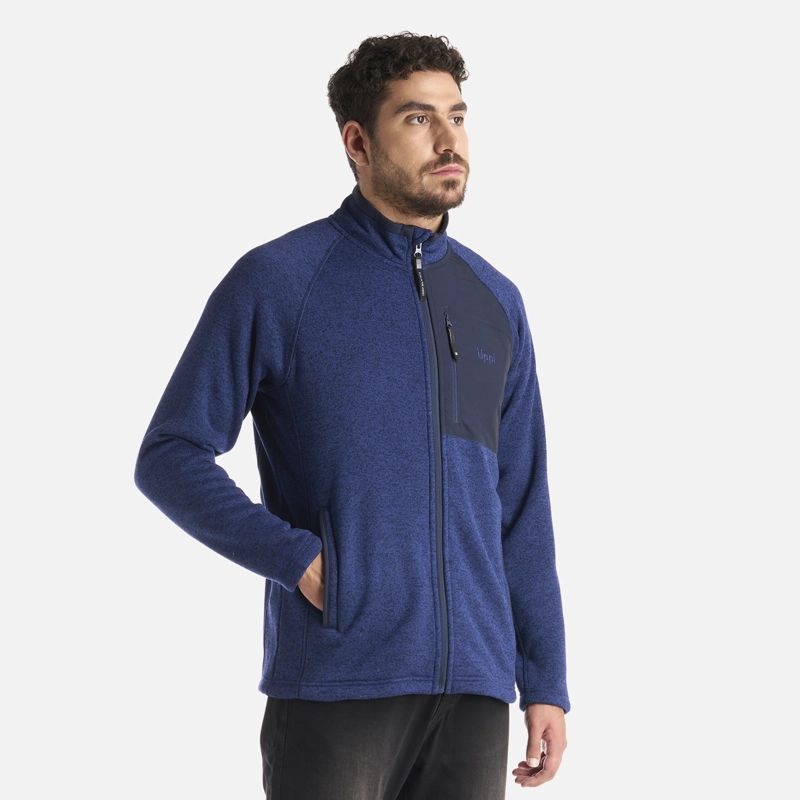 POLAR HOMBRE CORONADO BLENDPRO MELANGE AZUL MARINO LIPPI I25 - 2
