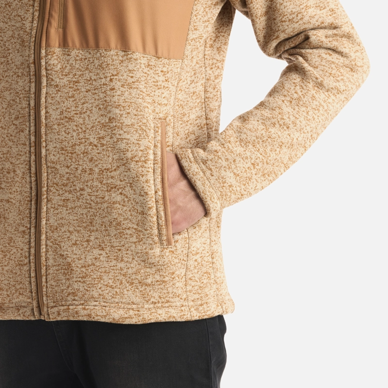 POLAR HOMBRE CORONADO BLEND-PRO JACKET MELANGE CAQUI LIPPI - 5
