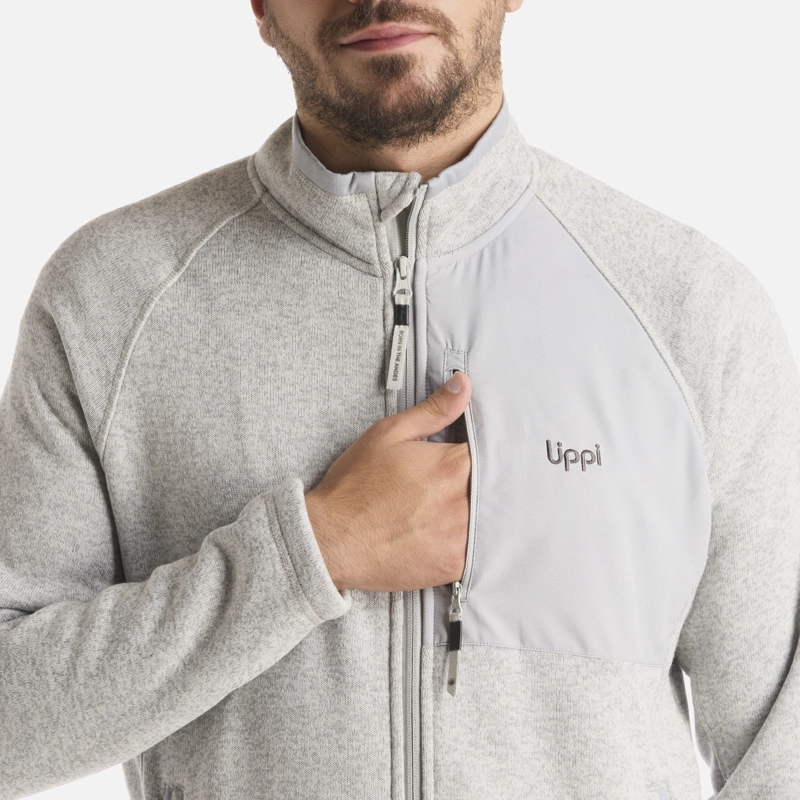 POLAR HOMBRE CORONADO BLEND-PRO JACKET MELANGE GRIS LIPPI - 4