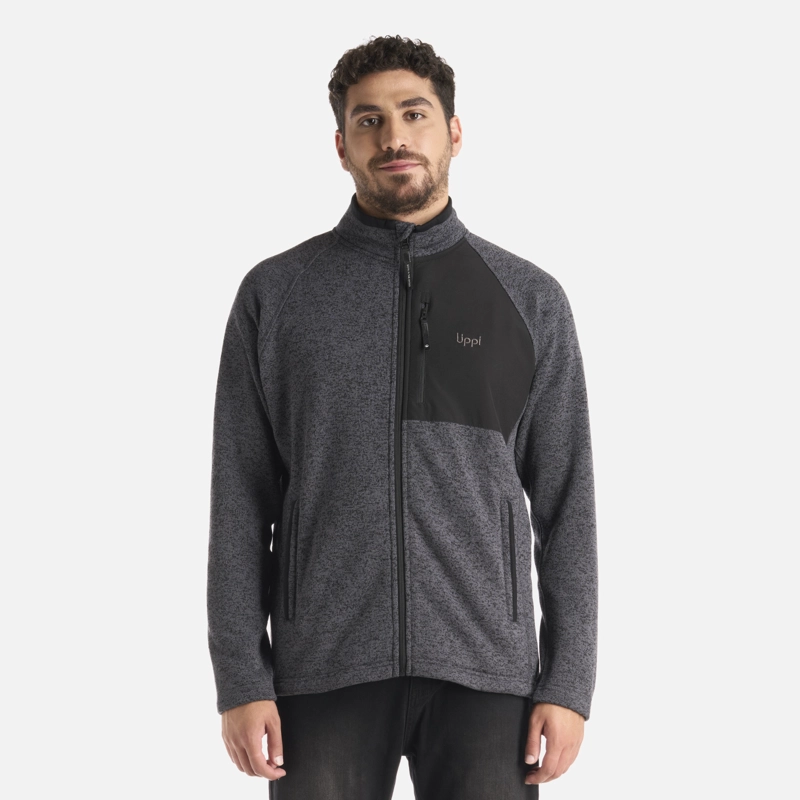 LIPPI POLAR HOMBRE CORONADO BLEND-PRO JACKET MELANGE NEGRO LIPPI