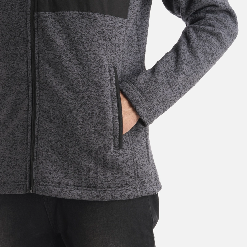 POLAR HOMBRE CORONADO BLEND-PRO JACKET MELANGE NEGRO LIPPI - 5